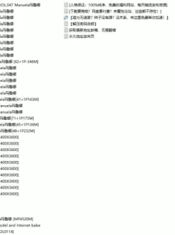 【自行打包】丰乳肥臀 Manuela玛鲁娜打包合集【35套+1V】【6.4G+百度盘】